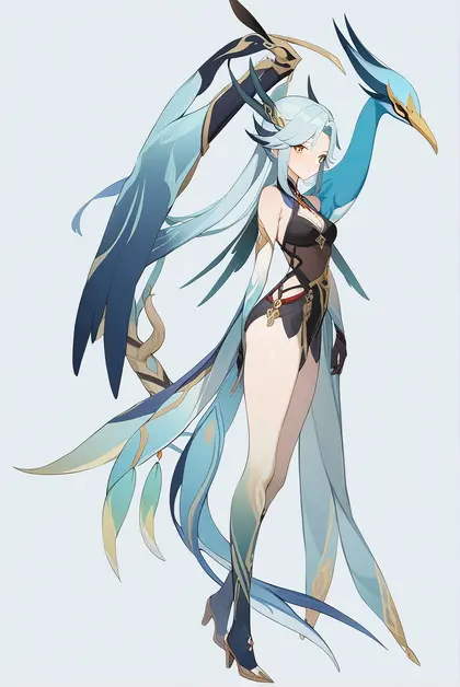 1girl, cloud retainer (genshin impact), genshin impact