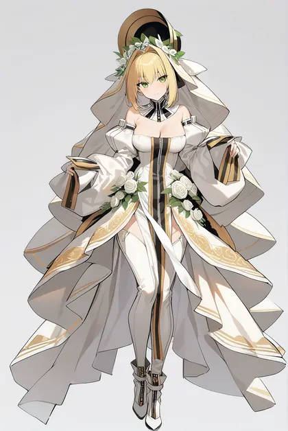 1girl, nero claudius (bride) (third ascension) (fate), fate (series)