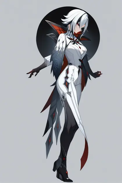 1girl, arlecchino (genshin impact), genshin impact