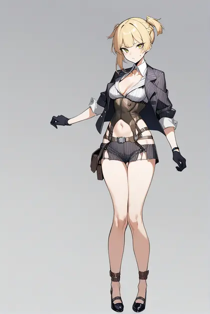1girl, welrod mkii (girls' frontline), girls' frontline
