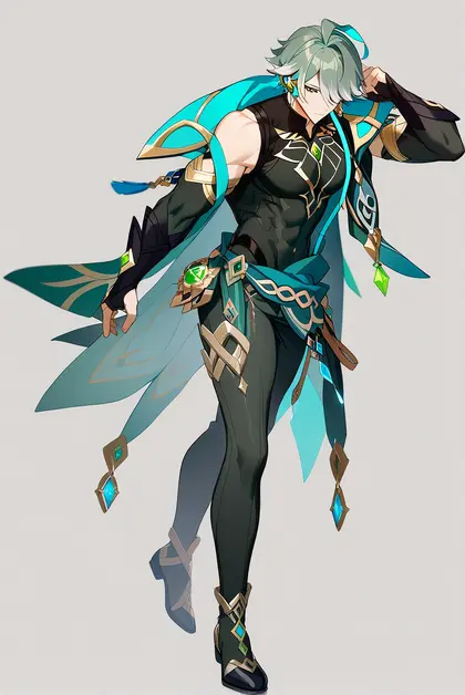 1boy, alhaitham (genshin impact), genshin impact