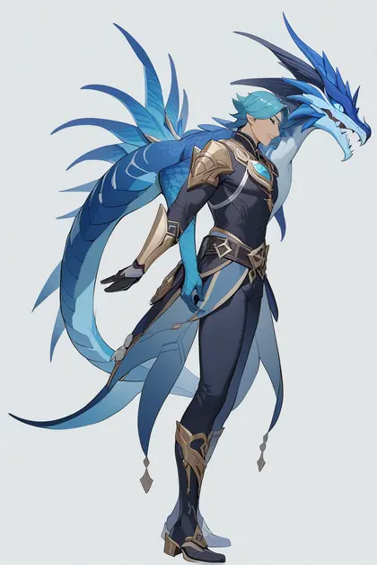 1boy, dvalin (genshin impact), genshin impact