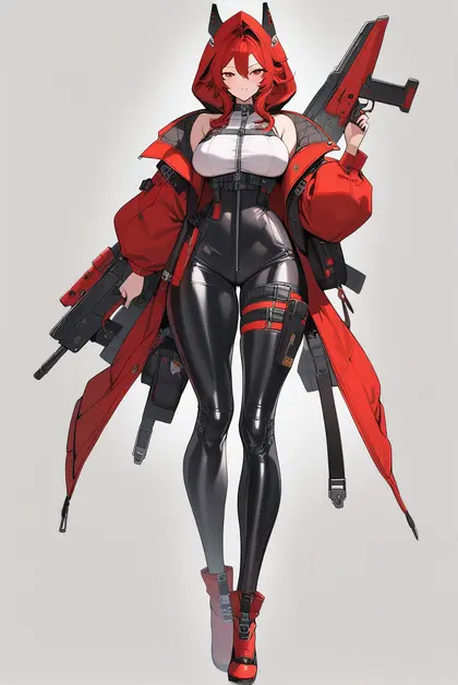 1girl, red hood (nikke), goddess of victory: nikke