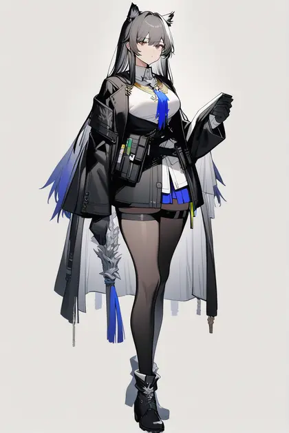 1girl, texas the omertosa (arknights), arknights