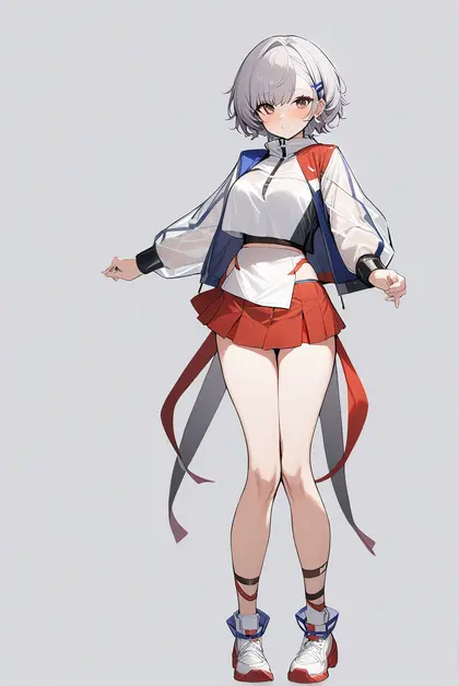 1girl, reno (biggest little cheerleader) (azur lane), azur lane