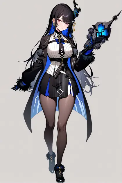 1girl, nerissa ravencroft, hololive