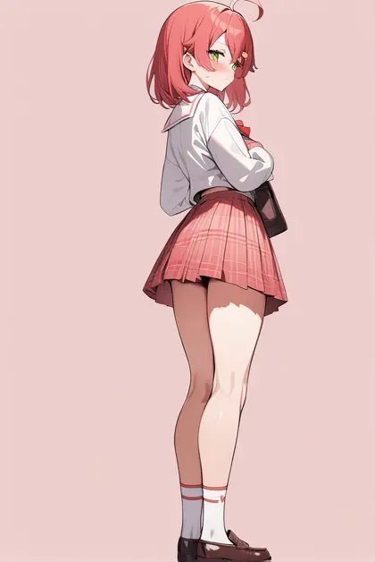 1girl, sakura miko (school uniform), hololive