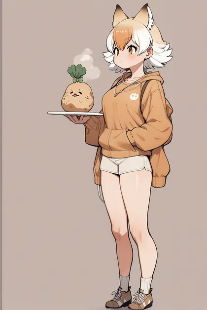 1girl, coyopotato, kemono friends