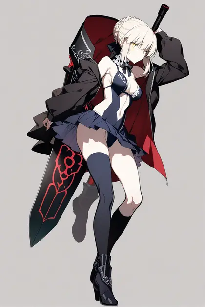 1girl, artoria pendragon (alter swimsuit rider) (third ascension) (fate), fate/grand order