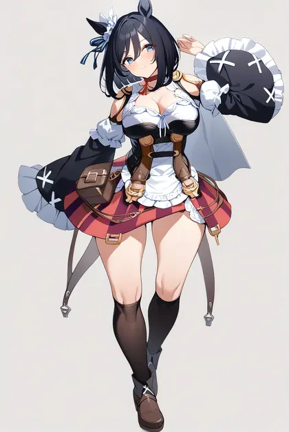 1girl, eishin flash (umamusume), umamusume