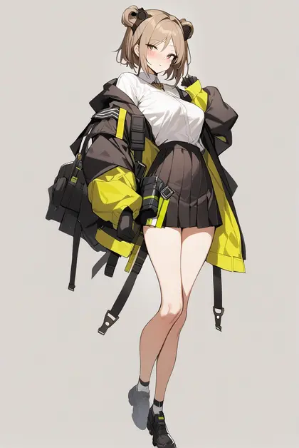 1girl, p90 (girls' frontline), girls' frontline