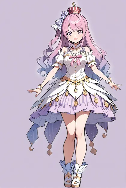 1girl, himemori luna (1st costume), hololive