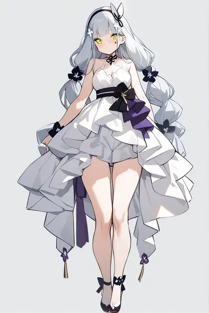 1girl, hk416 (starry cocoon) (girls' frontline), girls' frontline