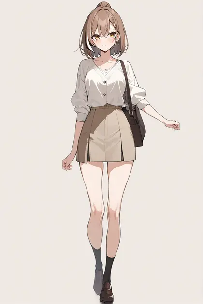 1girl, nanashi mumei (3rd costume), hololive