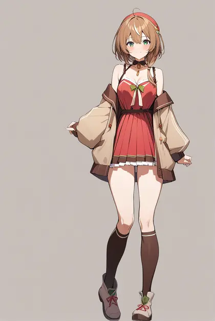 1girl, ayunda risu (1st costume), hololive