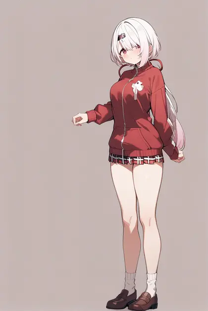 1girl, shiina yuika (1st costume), nijisanji