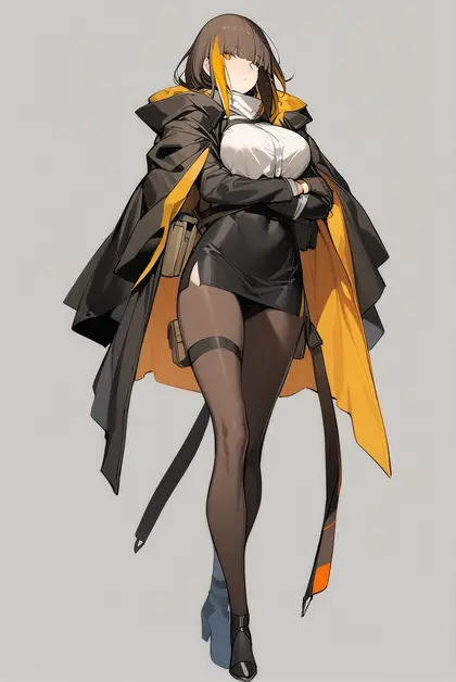 1girl, m16a1 (boss) (girls' frontline), girls' frontline