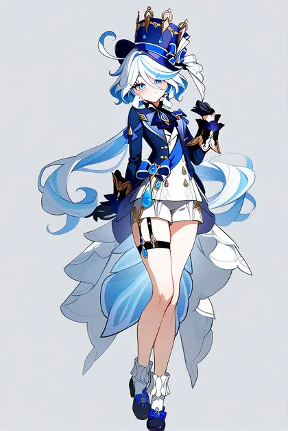 1girl, furina (genshin impact), genshin impact