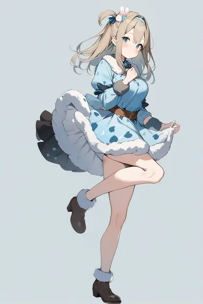 1girl, suomi (korvatunturi pixie) (girls' frontline), girls' frontline