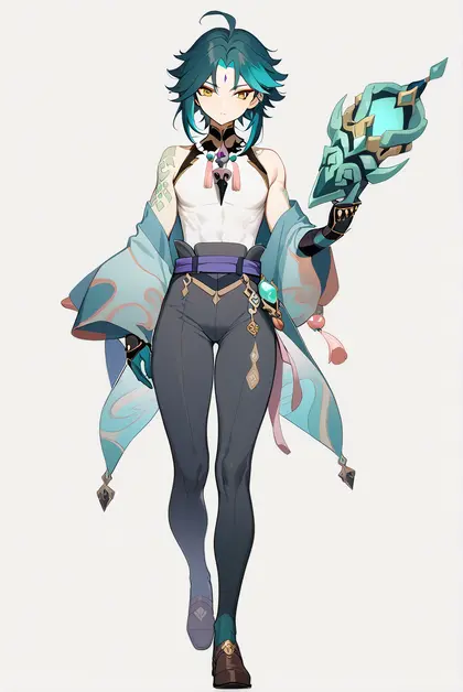 1boy, xiao (genshin impact), genshin impact