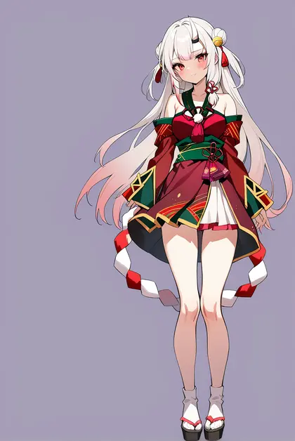 1girl, nakiri ayame (1st costume), hololive