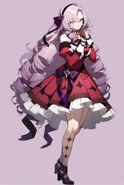 1girl, hyakumantenbara salome (1st costume), nijisanji