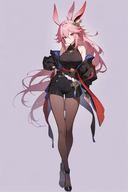 1girl, yae kasumi, honkai (series)