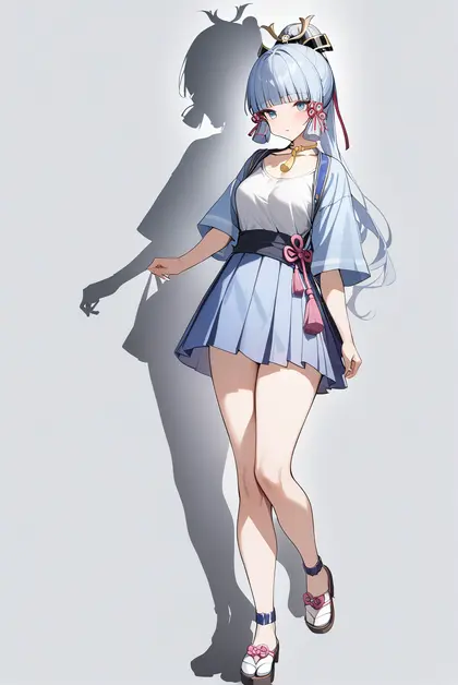 1girl, kamisato ayaka, genshin impact