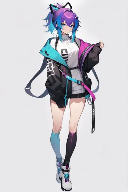 1girl, melody (projektmelody), vshojo