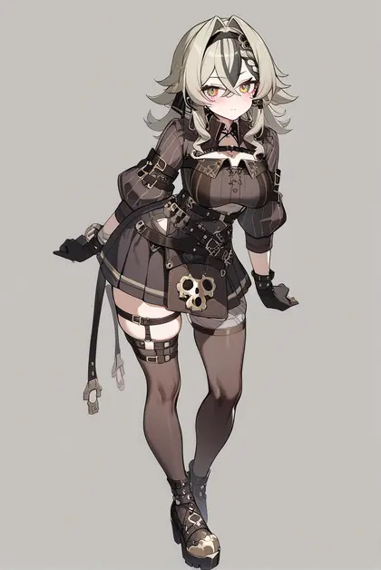 1girl, vill-v, honkai (series)