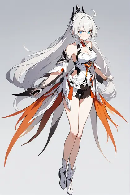 1girl, kiana kaslana (herrscher of flamescion), honkai (series)