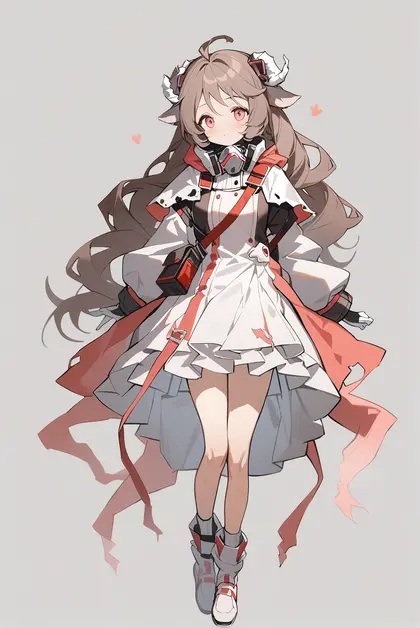 1girl, eyjafjalla (arknights), arknights