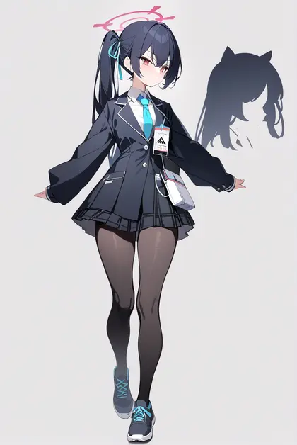 1girl, serika (blue archive), blue archive