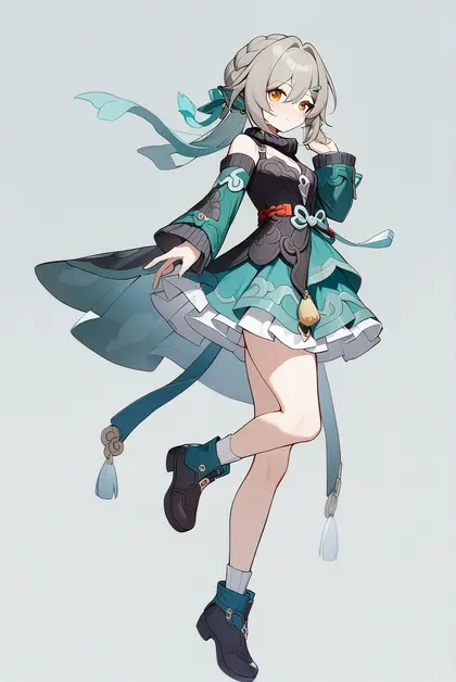 1girl, qingque (honkai: star rail), honkai: star rail