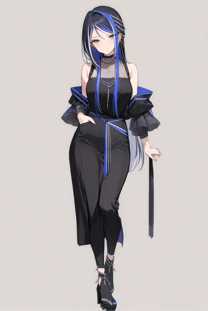 1girl, hebiyoi tier, nanashi inc.