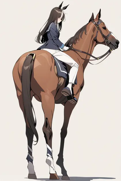 1girl, sunday silence (racehorse), umamusume