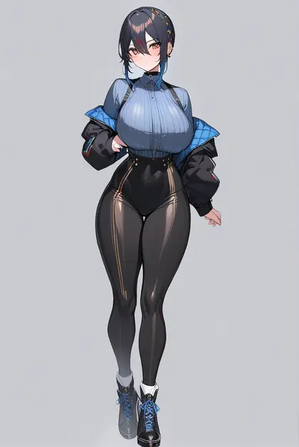 1girl, isonade orca, indie virtual youtuber