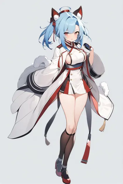 1girl, shigure (azur lane), azur lane