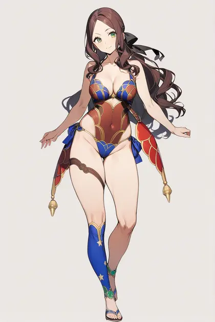 1girl, leonardo da vinci (swimsuit ruler) (fate), fate/grand order