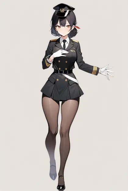 1girl, female commander (azur lane), azur lane