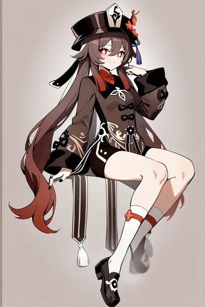 1girl, hu tao (genshin impact), genshin impact