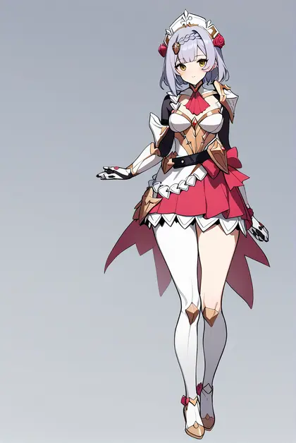 1girl, noelle (genshin impact), genshin impact