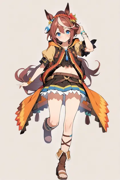 1girl, tokai teio (beyond the horizon) (umamusume), umamusume