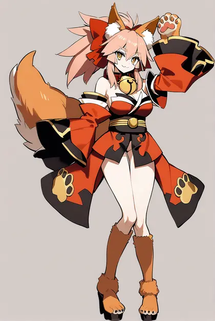1girl, tamamo cat (first ascension) (fate), fate/grand order