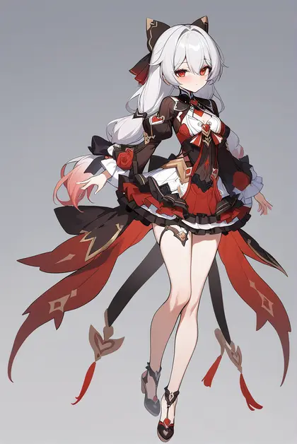 1girl, theresa apocalypse (lunar vow: crimson love), honkai (series)