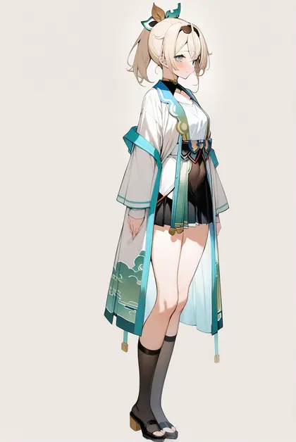 1girl, kazama iroha (1st costume), hololive