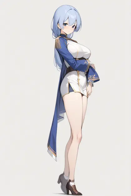 1girl, rodney (azur lane), azur lane