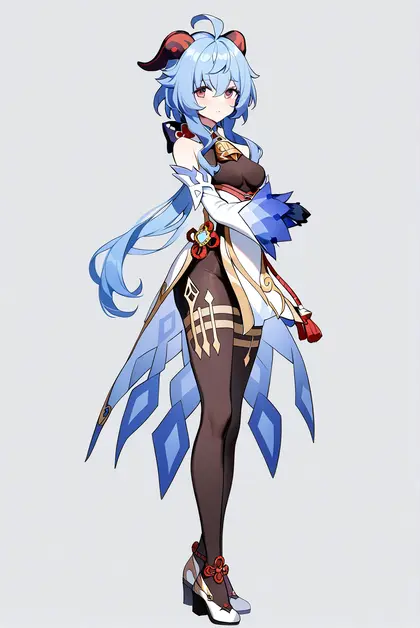 1girl, ganyu (genshin impact), genshin impact