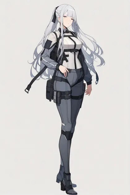 1girl, ak-12 (girls' frontline), girls' frontline